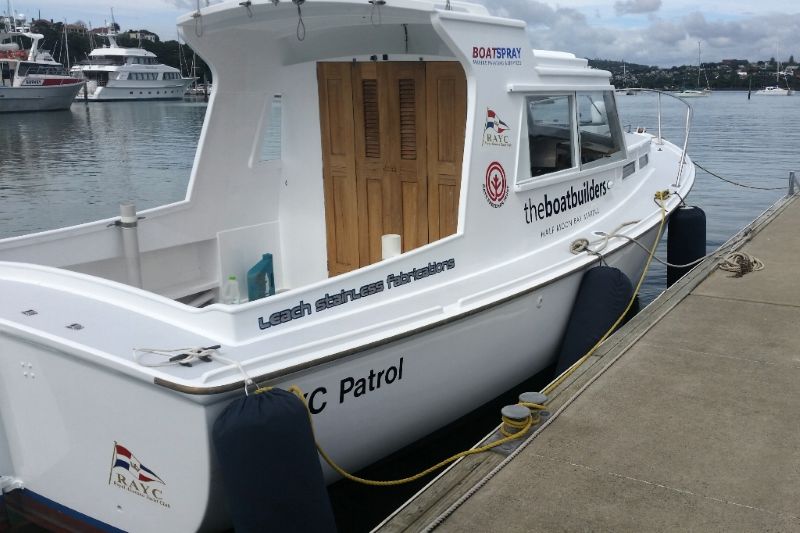 Customer photo of Hauraki inflatable fenders, fender covers and other inflatable marine products in use