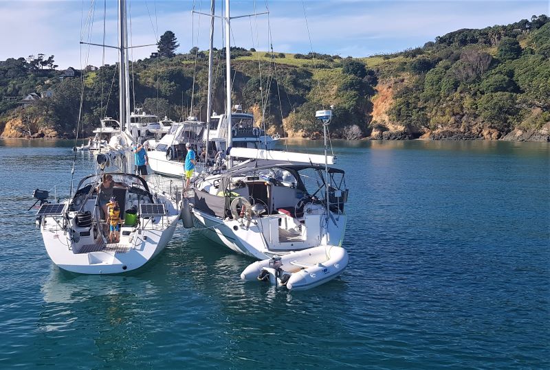 Customer photo of Hauraki inflatable fenders, covers and other products in use