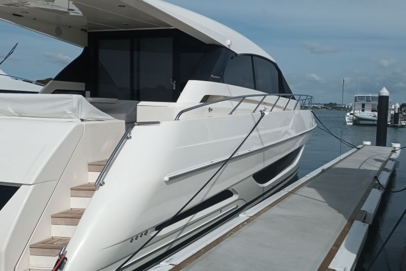 Marina Berth Set up by Hauraki Fenders. Supply and installation of dock lines, marina fenders, dock wheels and pole fenders. Grand Pacific, Ultralon, Marinaquip and Barrier Fenders.