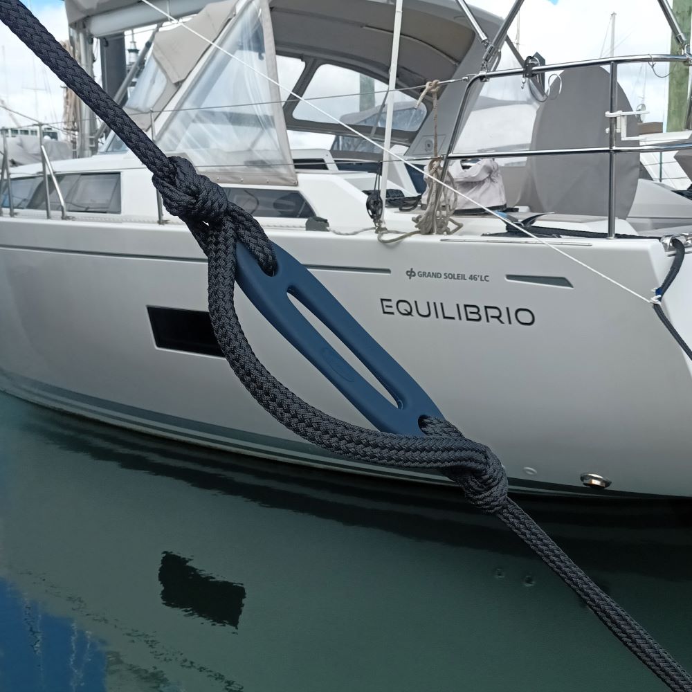 Shock Absorber for dock lines available from Hauraki Fenders. Inmare Nereide
