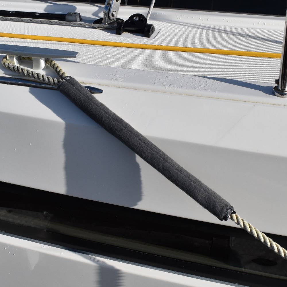 Rope, paint and gelcoat protectors available from Hauraki Fenders, protect your paint from wear and tear from ropes