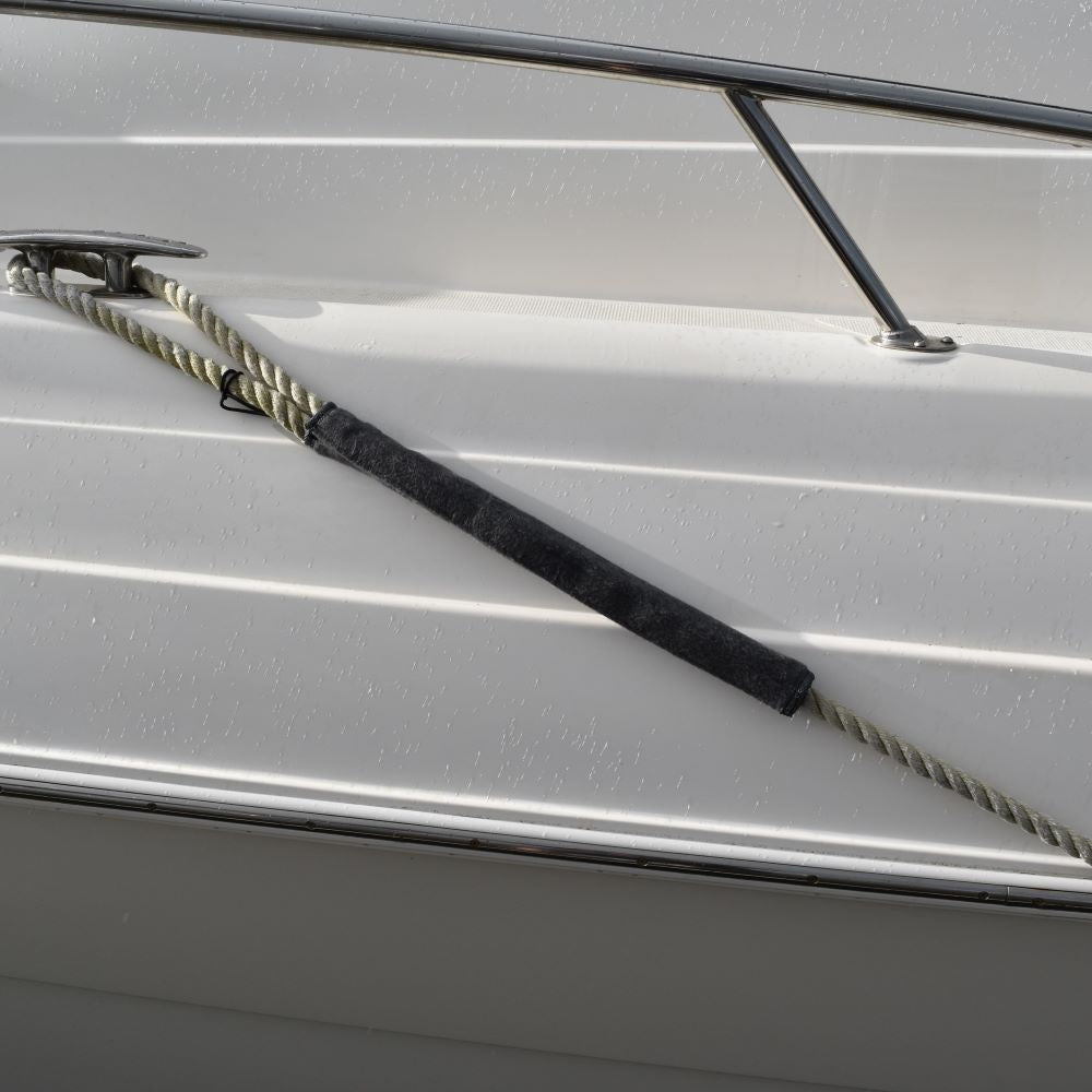 Rope, paint and gelcoat protectors available from Hauraki Fenders, protect your paint from wear and tear from ropes