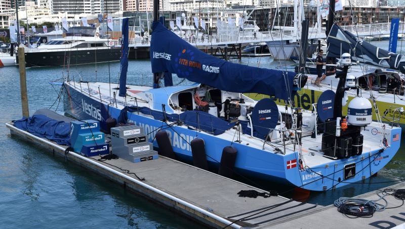 Customer photo of Hauraki inflatable fenders, covers and other products in use - Volvo Ocean Race Vestas Racing