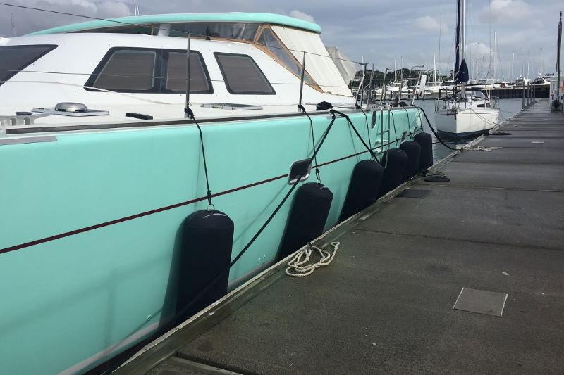Customer photo of Hauraki inflatable fenders, covers and other products in use