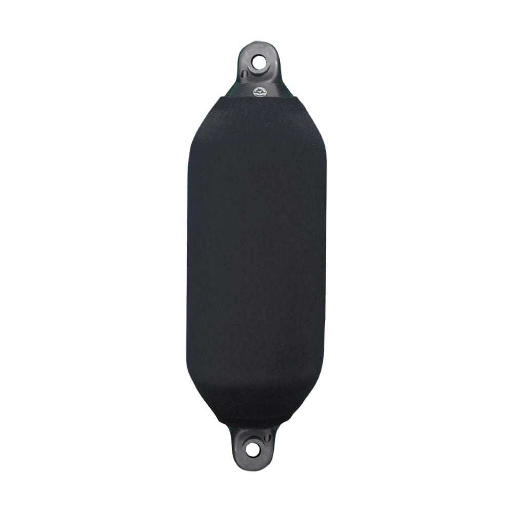 Dan-Fender Cover - Black polyester boat fender cover available from Hauraki Fenders