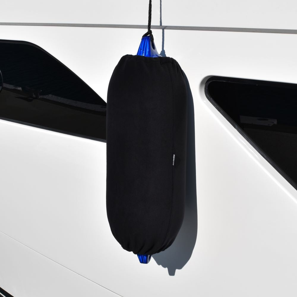 Wilco Fender Covers - Black marine fender cover available from Hauraki Fenders