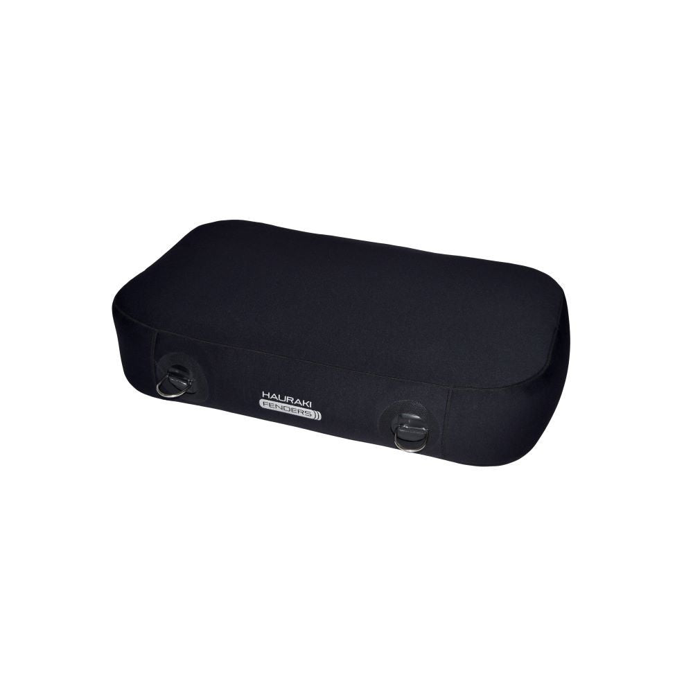 Hauraki Neoprene Fender Covers - Black neoprene covers for rectangle inflatable boat fenders
