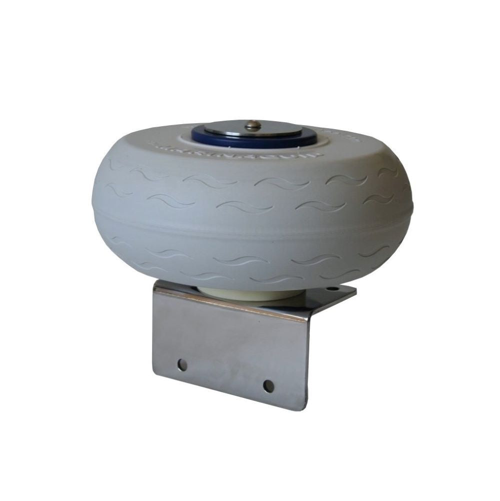 Marinaquip dock wheels available from Hauraki Fenders - Dock wheels for marina berth corners