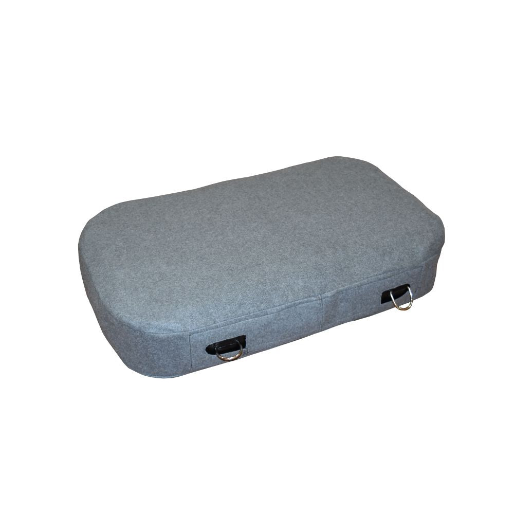 Hauraki Fleece Fender Covers - Grey Marle fleece covers for inflatable rectangle boat fenders
